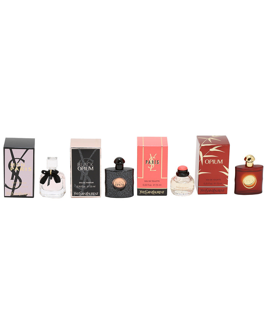 YSL MINI 7.5ml (MON PARIS+BLACK OPIUM+PARIS+OPIUM)