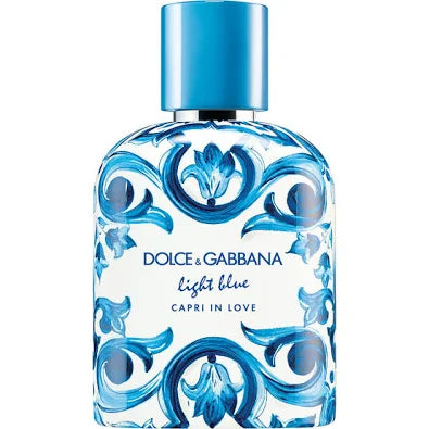 Dolce & Gabbana Light Blue Capri in Love U EDP 3.3 Fl. Oz.