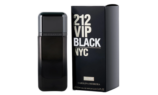 Carolina Herrera 212 VIP Black Elixir EDP 3.4 Fl. Oz.