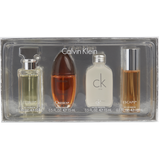 Calvin Klein Mini Fragrance Gift Set for Women - 4 x 0.5 oz (15 mL)