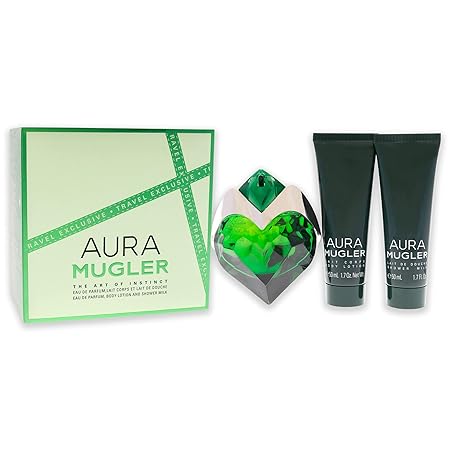 Aura Mugler Gift Set ( 1.7 EDP Spray + 1.7 Body Lotion + 1.7 Shower Gel)