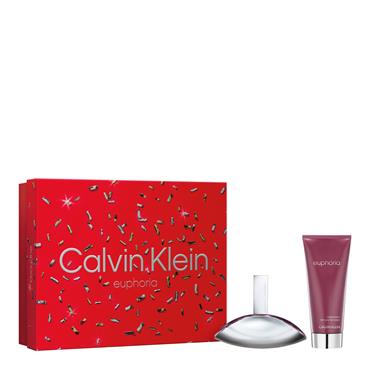 CK Euphoria Gift Set  (3.4Fl.Oz EDP + 3.4 BL)