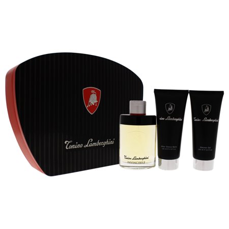 Lamborghini Invincibile Tin  EDT (4.2 Fl.Oz + 150ML S/G + 150ML A/S )