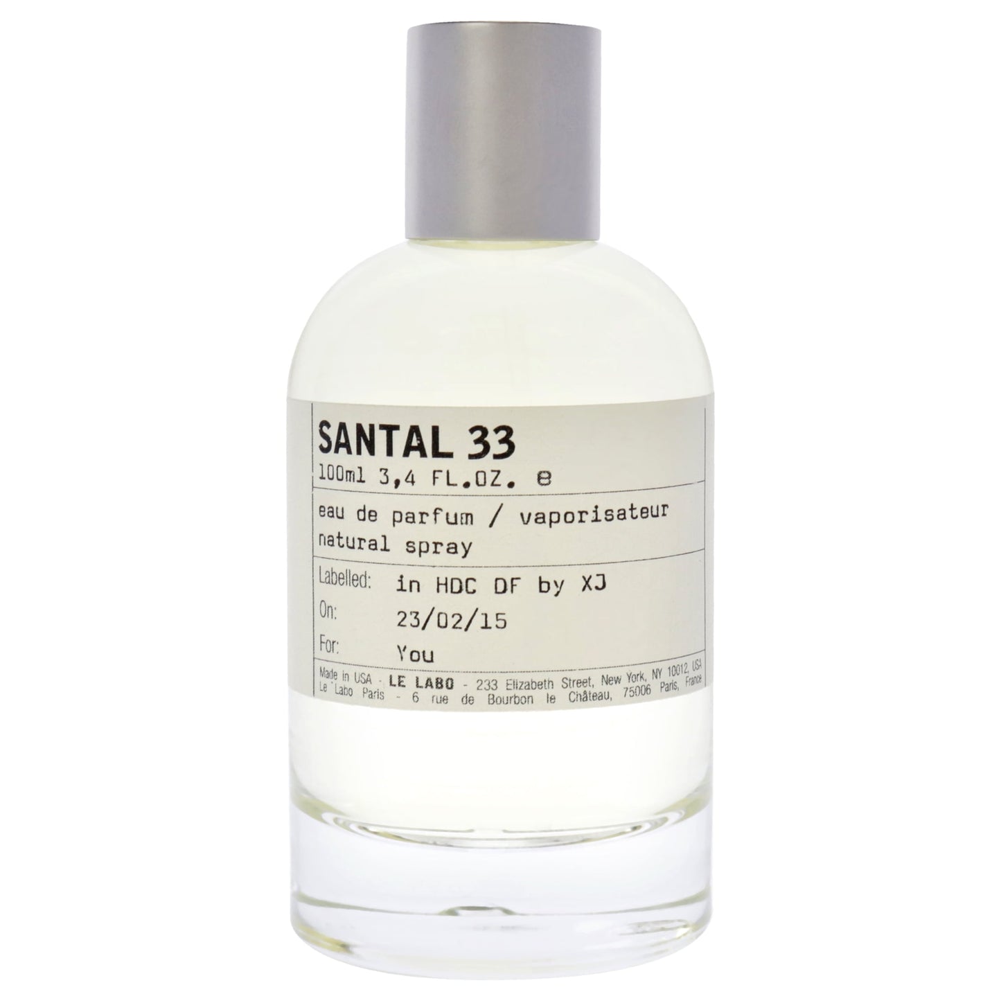 Le Labo Santal 33 EDP 3.4 Fl.Oz