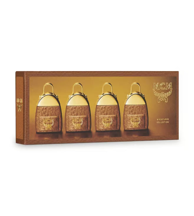 MCM four-piece miniature Eau de Parfum 4 × 7 mL collection product photograph