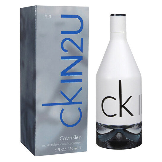 Calvin Klein CK IN2U Eau de Toilette Men 5.0 oz (150 mL) bottle and box