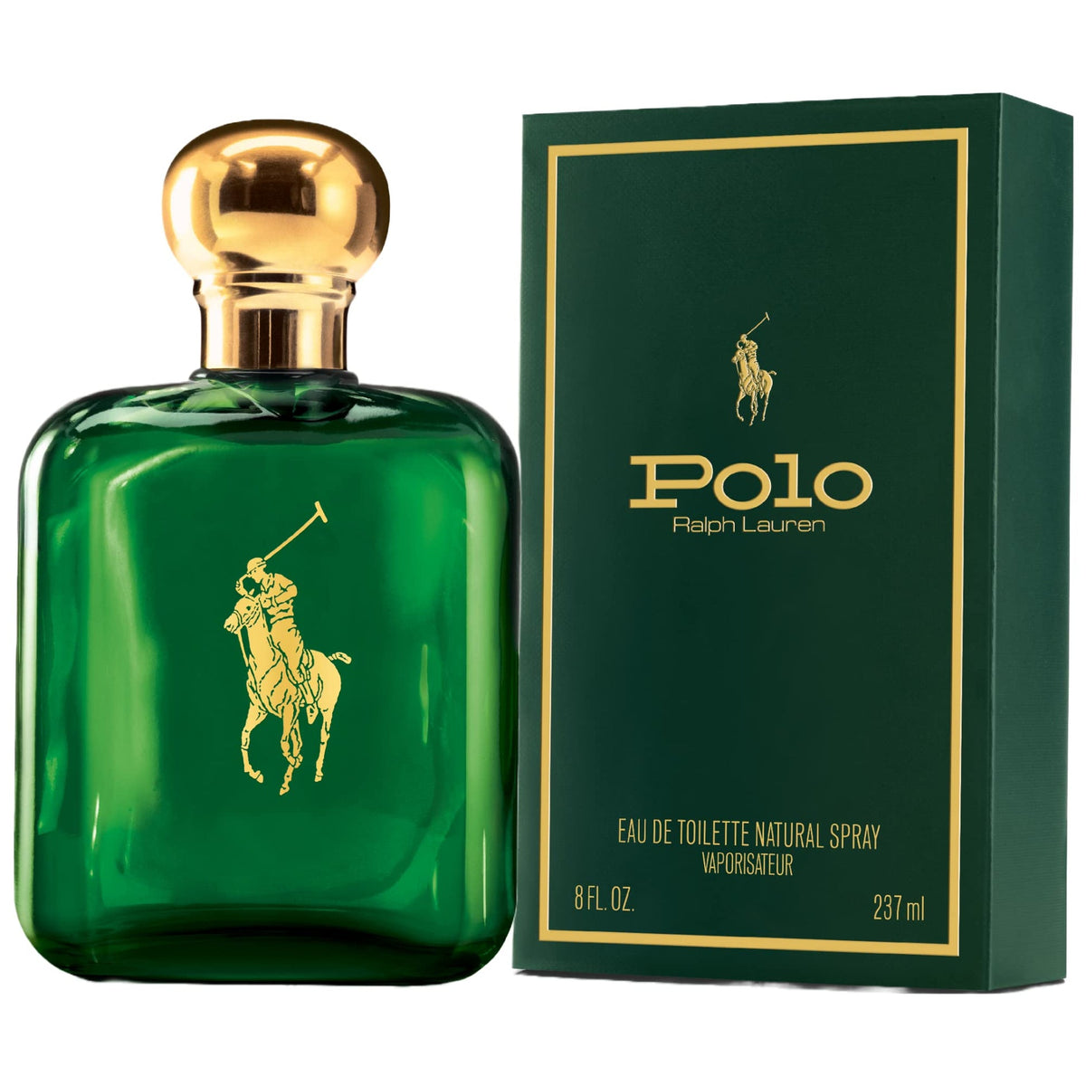 Ralph Lauren Polo Green Eau de Toilette Men 237 mL bottle and box